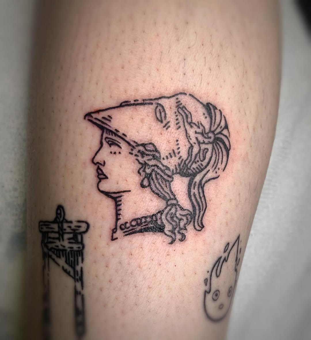 Tattoo by @tattoosbyglory — illustrative, black_and_grey
