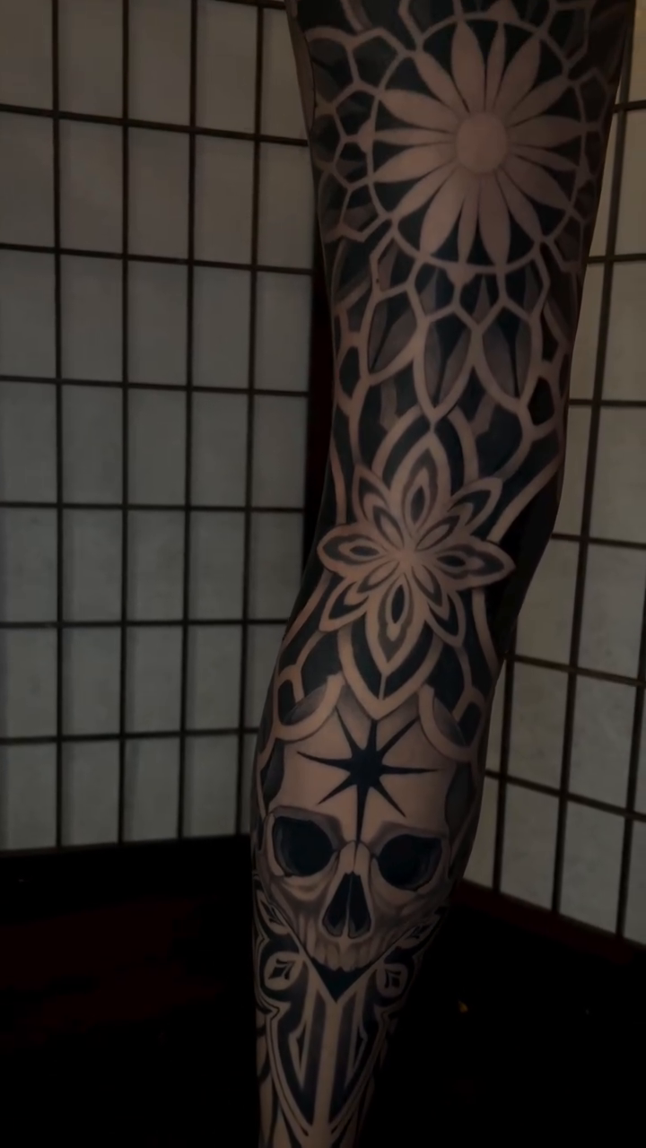 Tattoo by @madelart_ — blackwork, ornamental