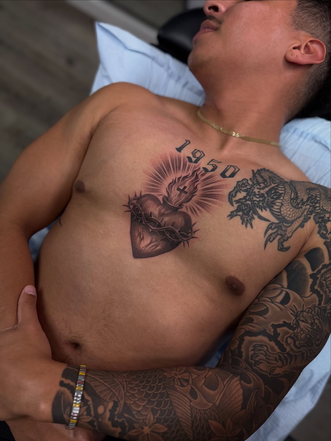 Tattoo by @v.valdivia — black_and_grey