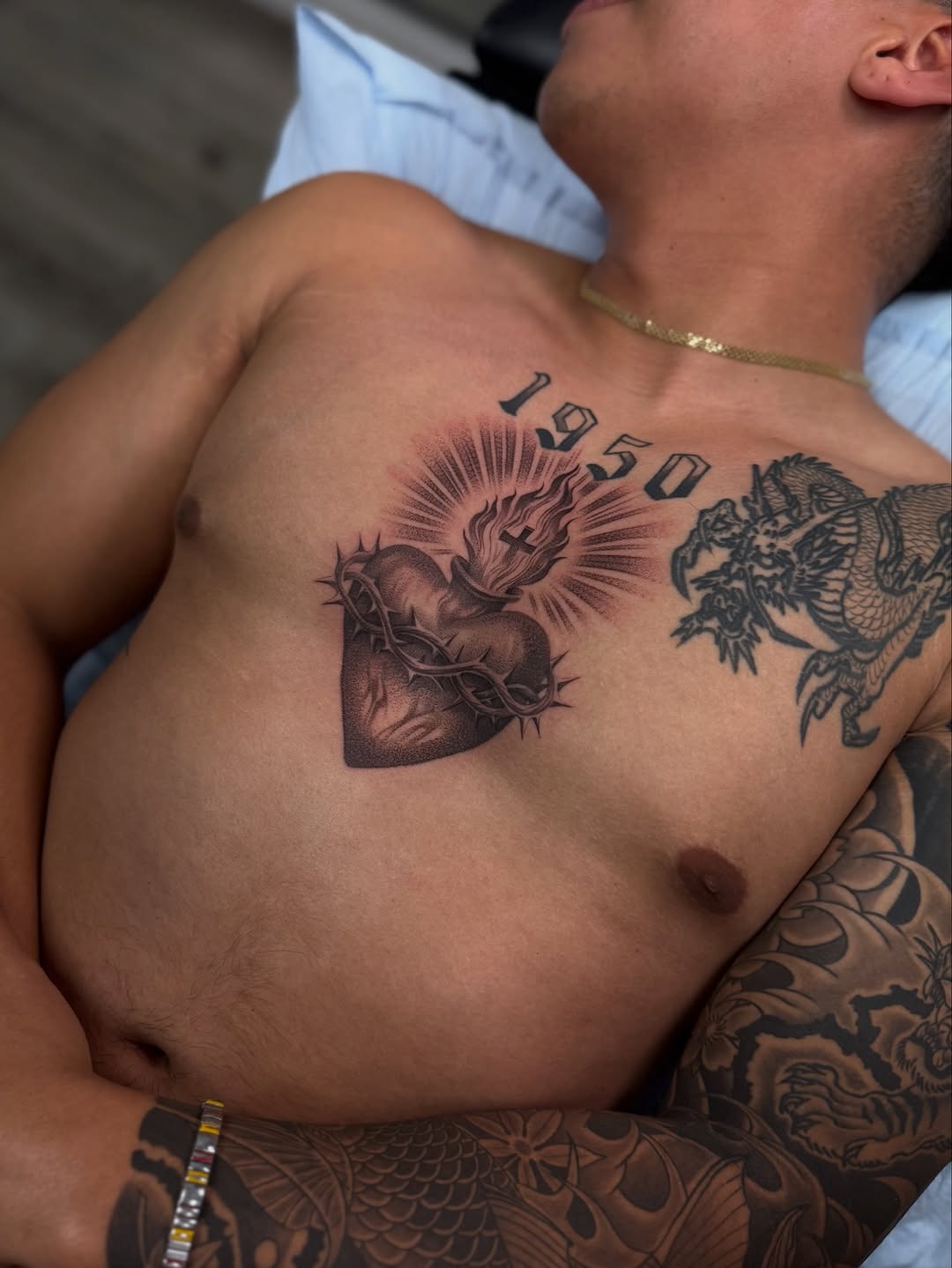 Tattoo by @v.valdivia — black_and_grey