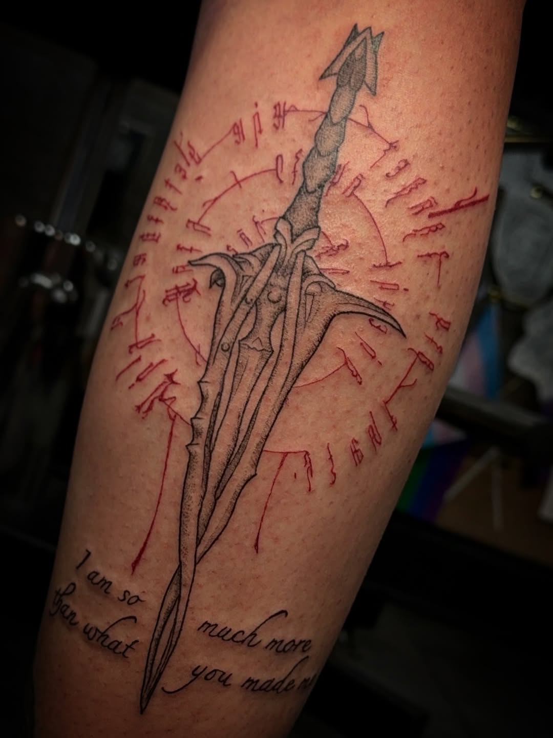 Tattoo by @tinarosetattoos — illustrative, black_and_grey