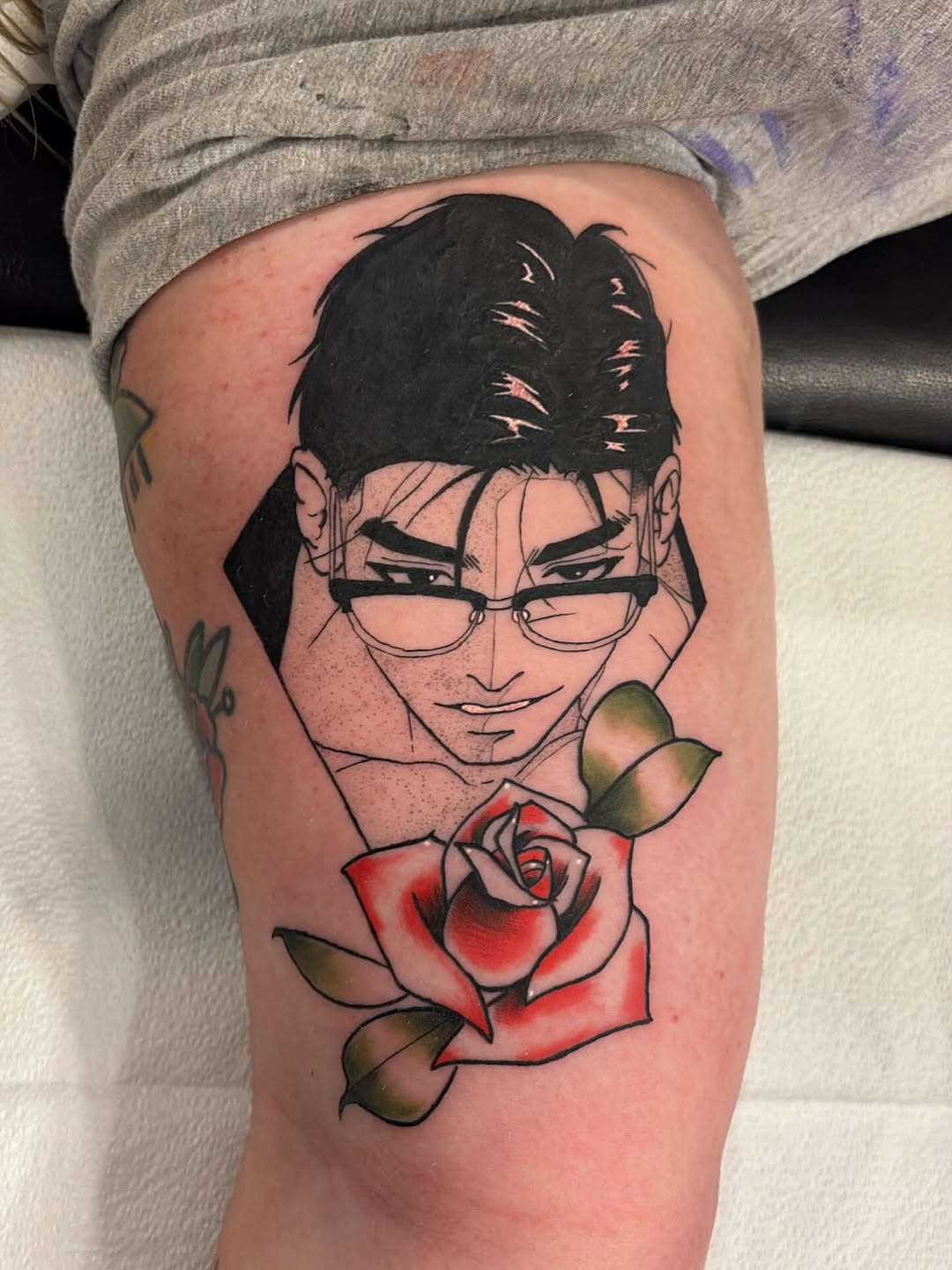 Tattoo by @edwardxtattoos — anime