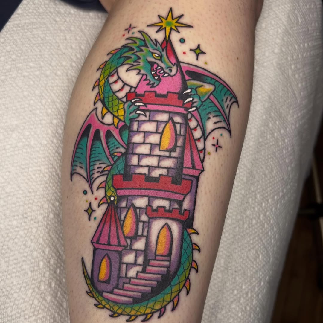Tattoo by @darbytattoos — american_traditional, illustrative