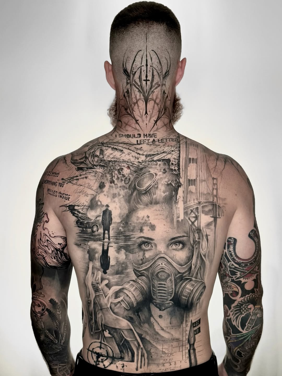Tattoo by @jaxntheboxtattoos โ realism, black_and_grey