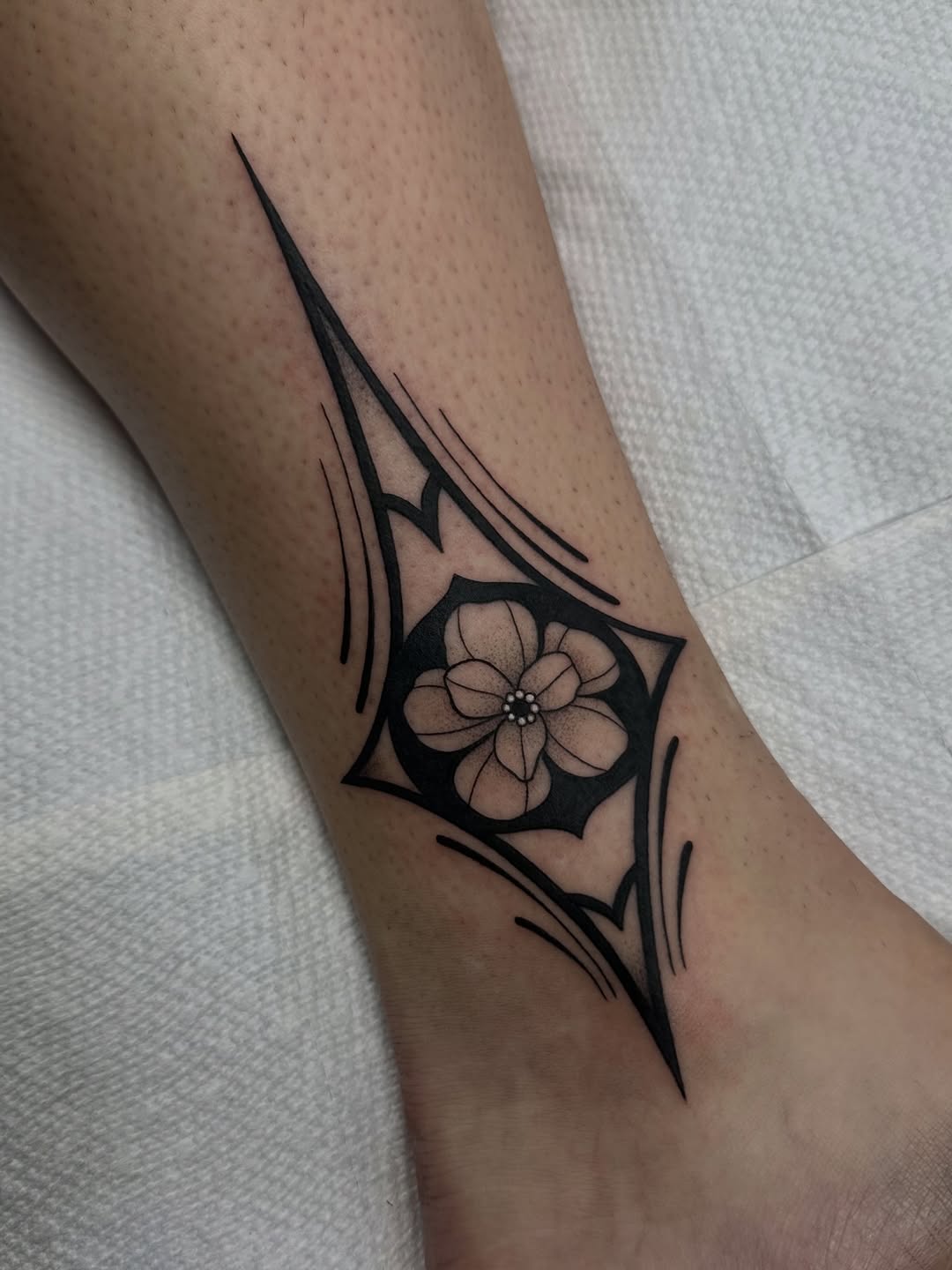 Tattoo by @brookxyn — blackwork