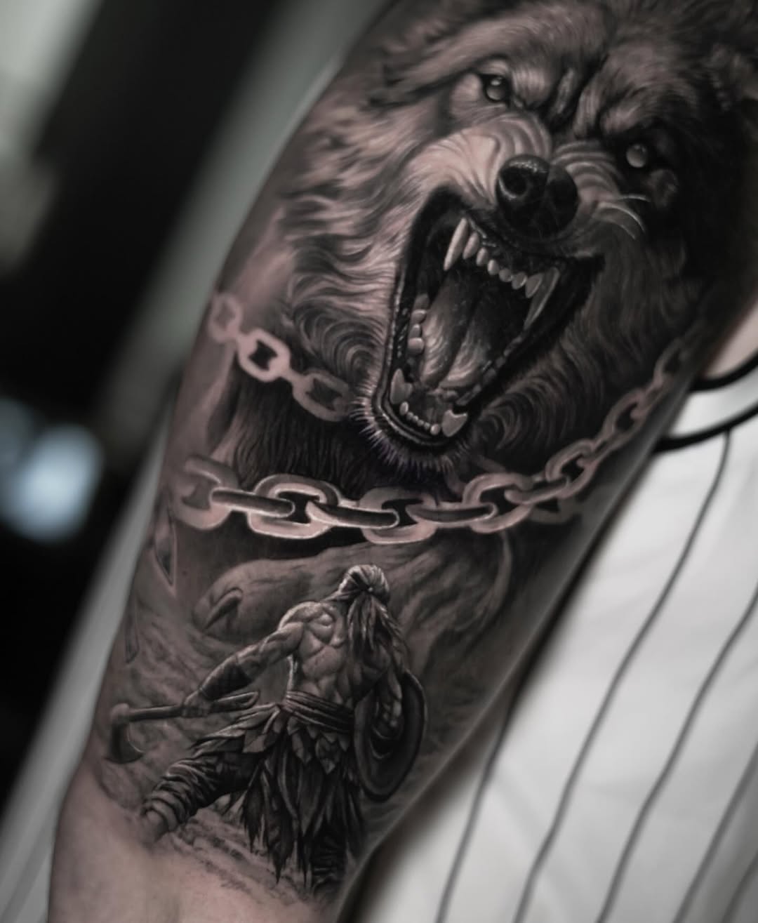 Tattoo by @saranieto_ โ realism, black_and_grey