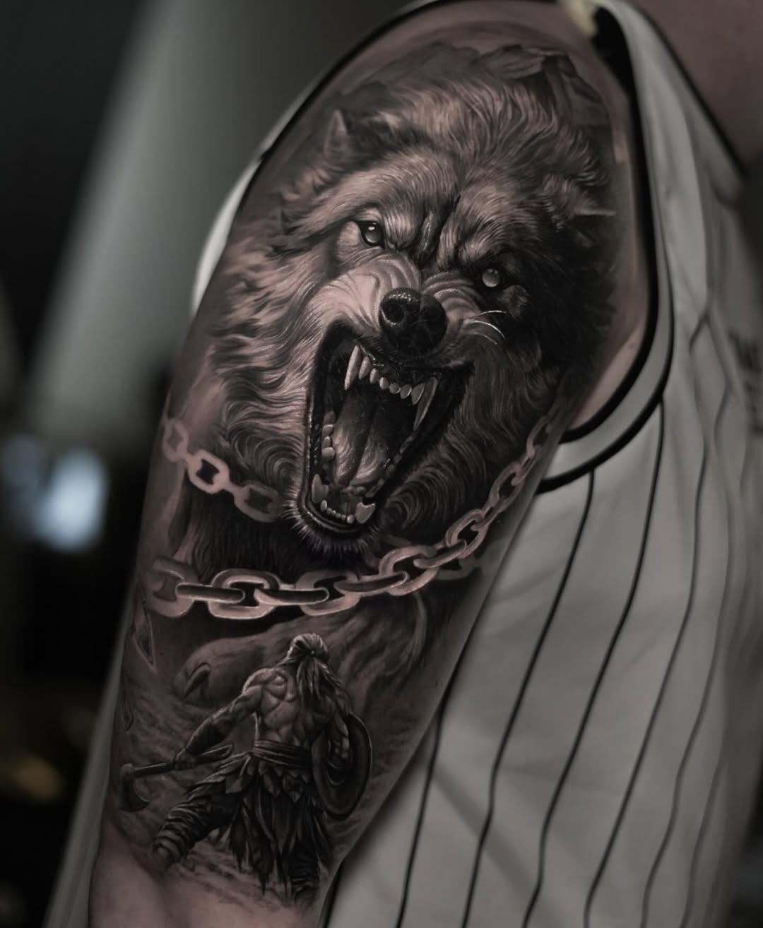 Tattoo by @saranieto_ โ realism, black_and_grey