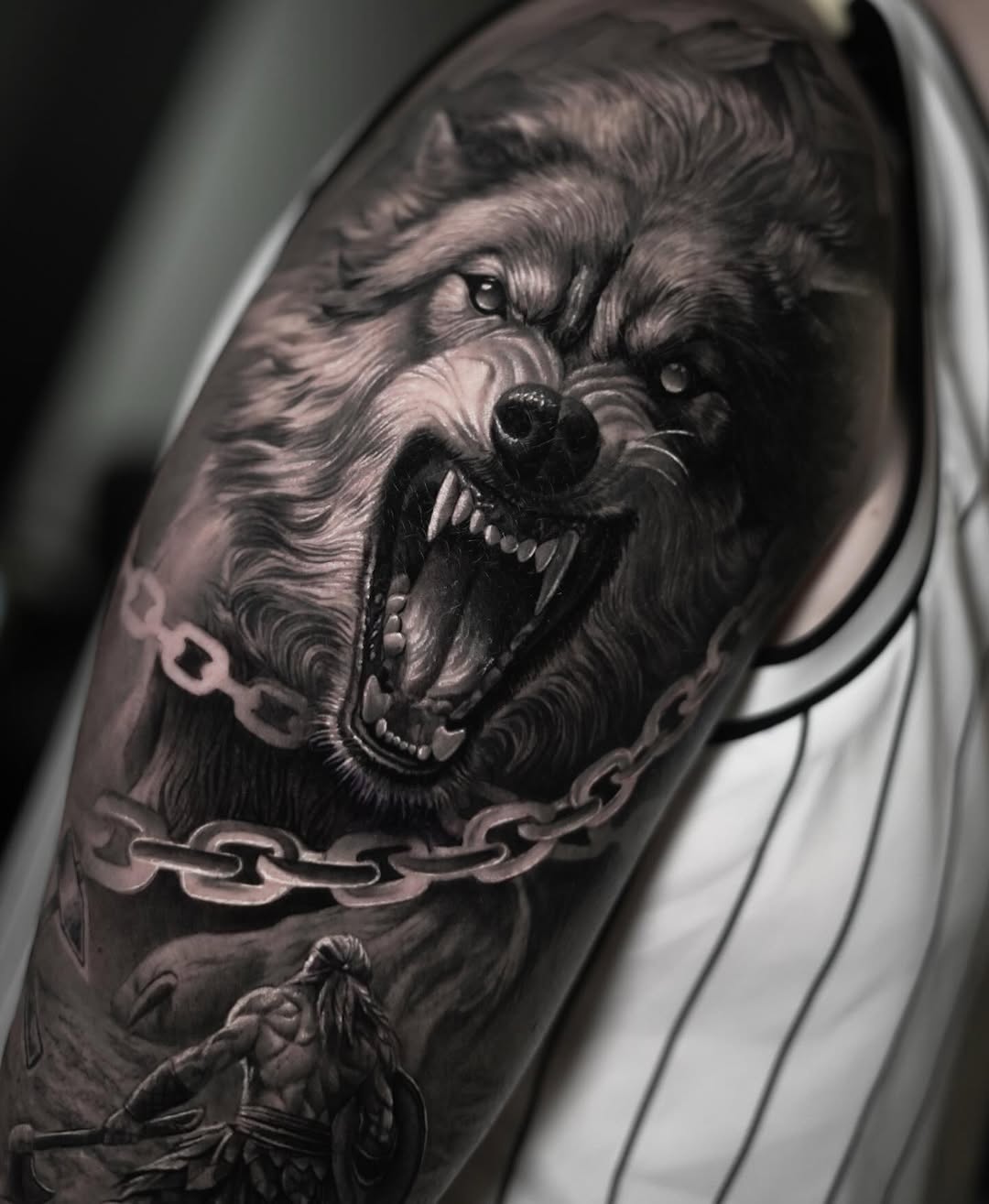 Tattoo by @saranieto_ โ realism, black_and_grey