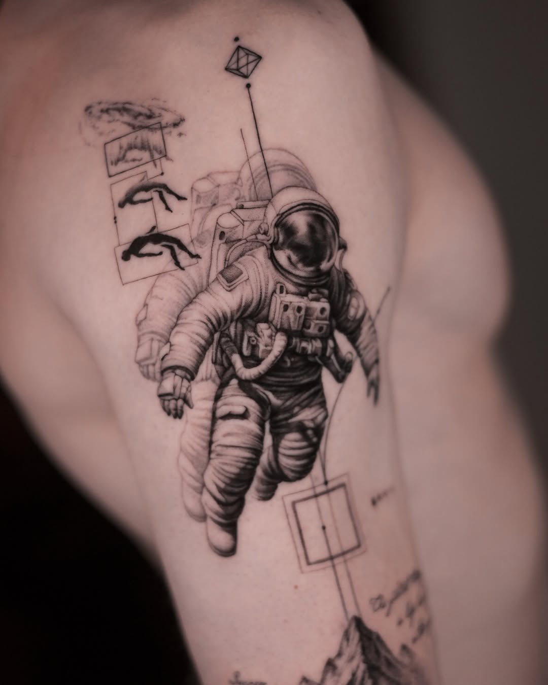 Tattoo by @moroztattooing — black_and_grey, illustrative