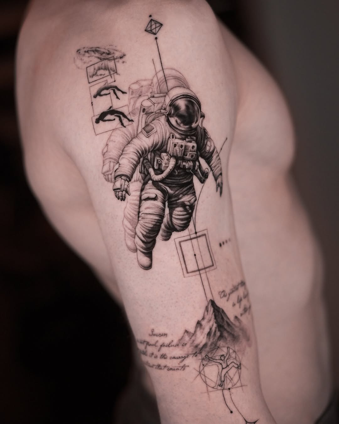 Tattoo by @moroztattooing — illustrative, black_and_grey