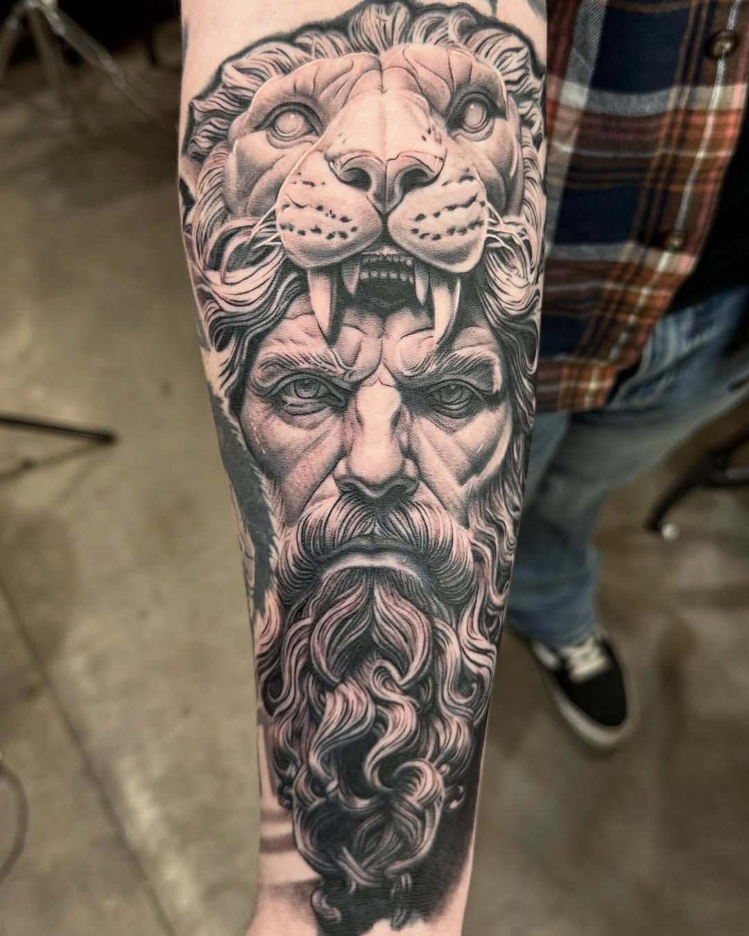 Tattoo by @inkbyjay1 — realism, black_and_grey
