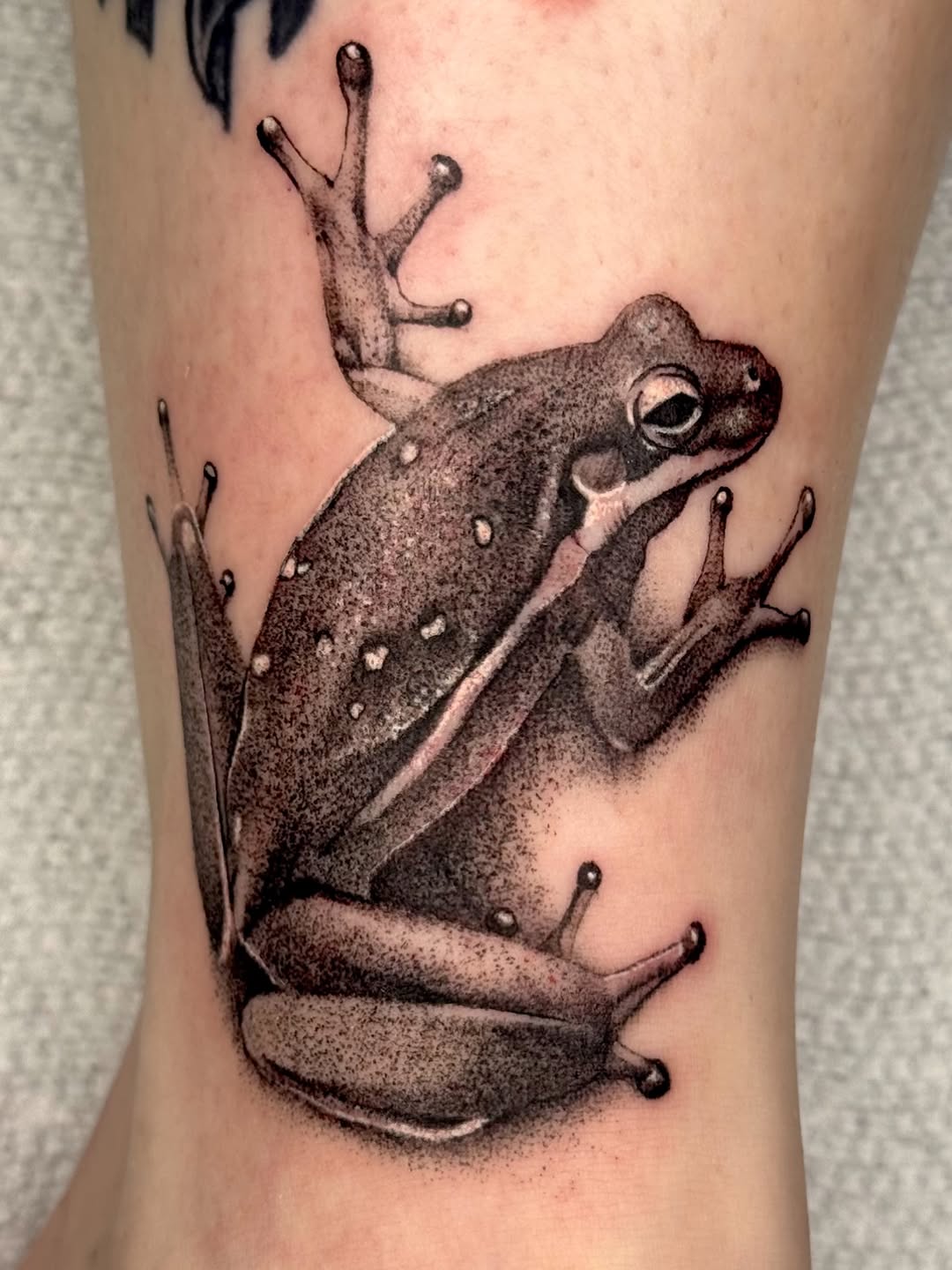 Tattoo by @taylor_bracey — realism, dotwork