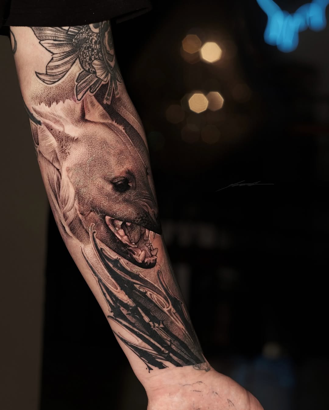 Tattoo by @sebaztian_maranta — black_and_grey, realism