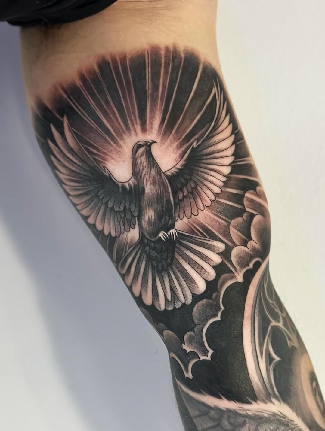 Tattoo by @jettjansky — black_and_grey, realism