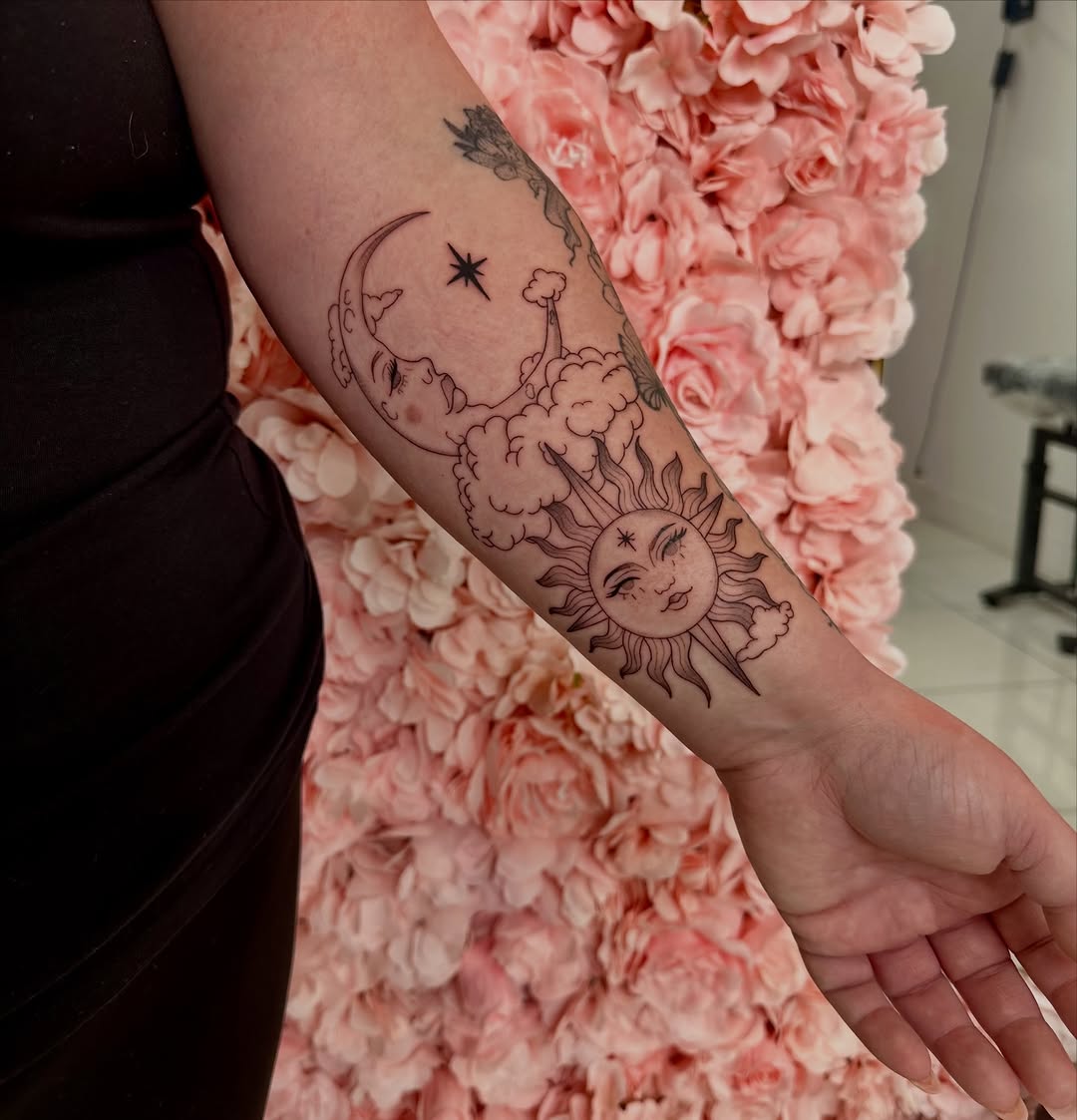 Tattoo by @hart.ink.beauty — illustrative, fine_line