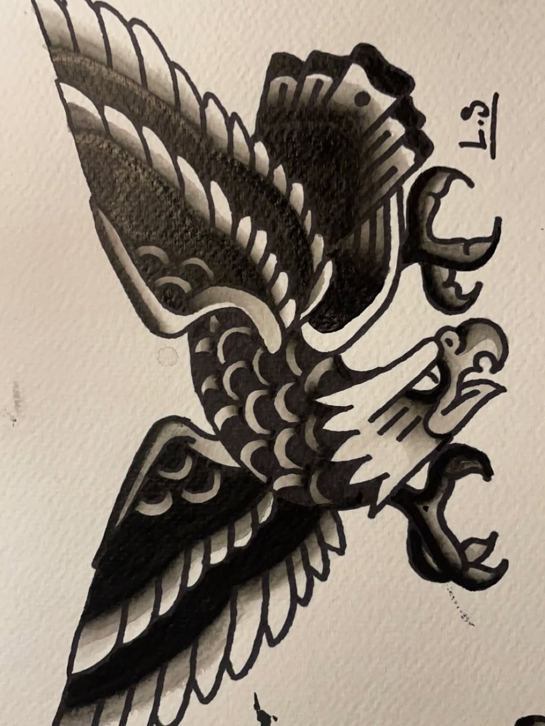 Tattoo by @xswaggy_lindseyx โ american_traditional, black_and_grey