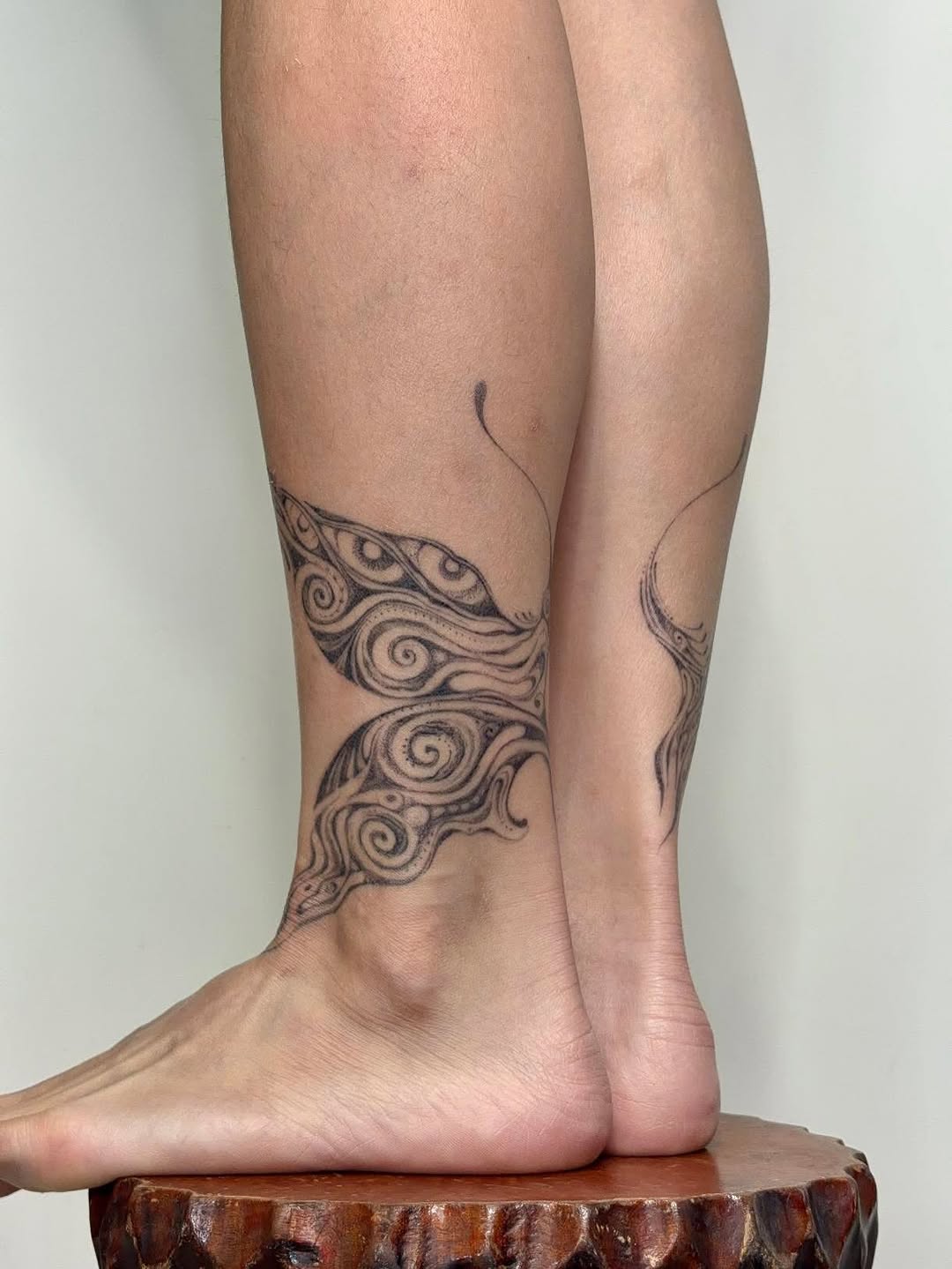 Tattoo by @blauinks — blackwork, ornamental