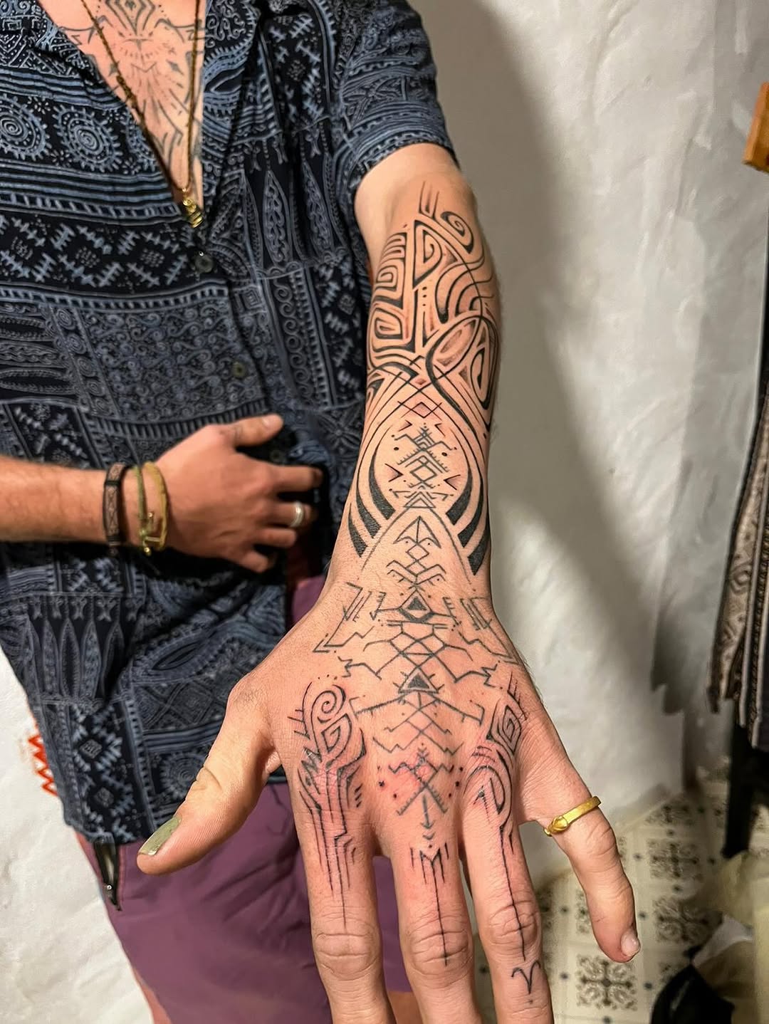 Tattoo by @blauinks — geometric, ornamental