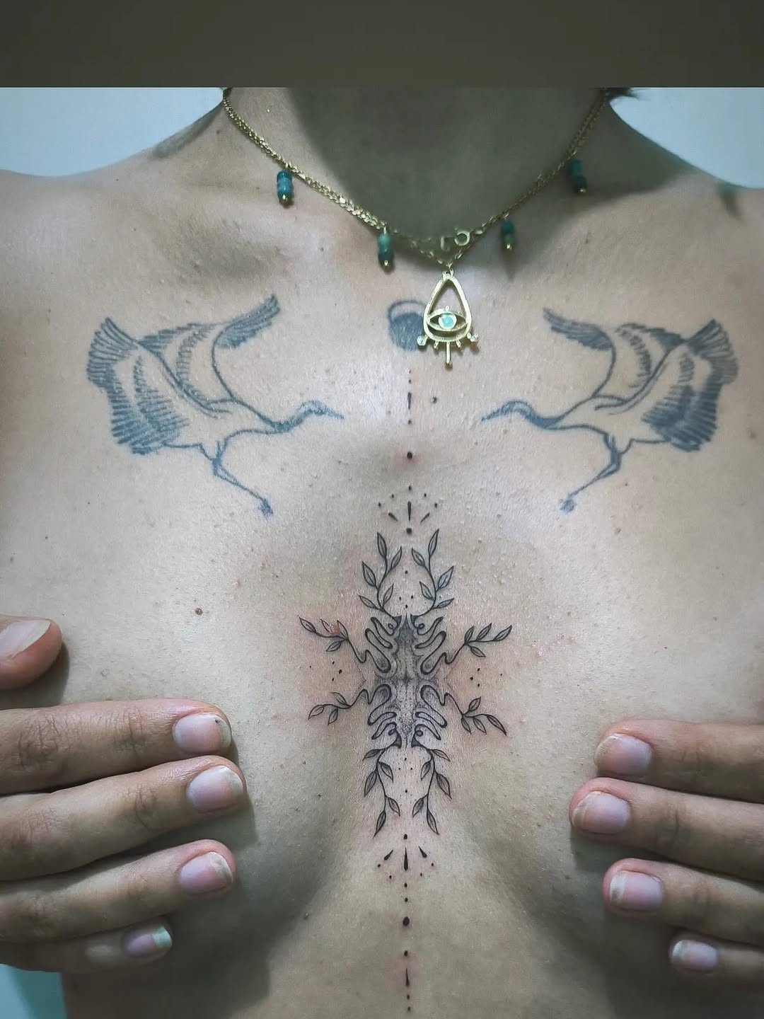 Tattoo by @blauinks — fine_line, ornamental