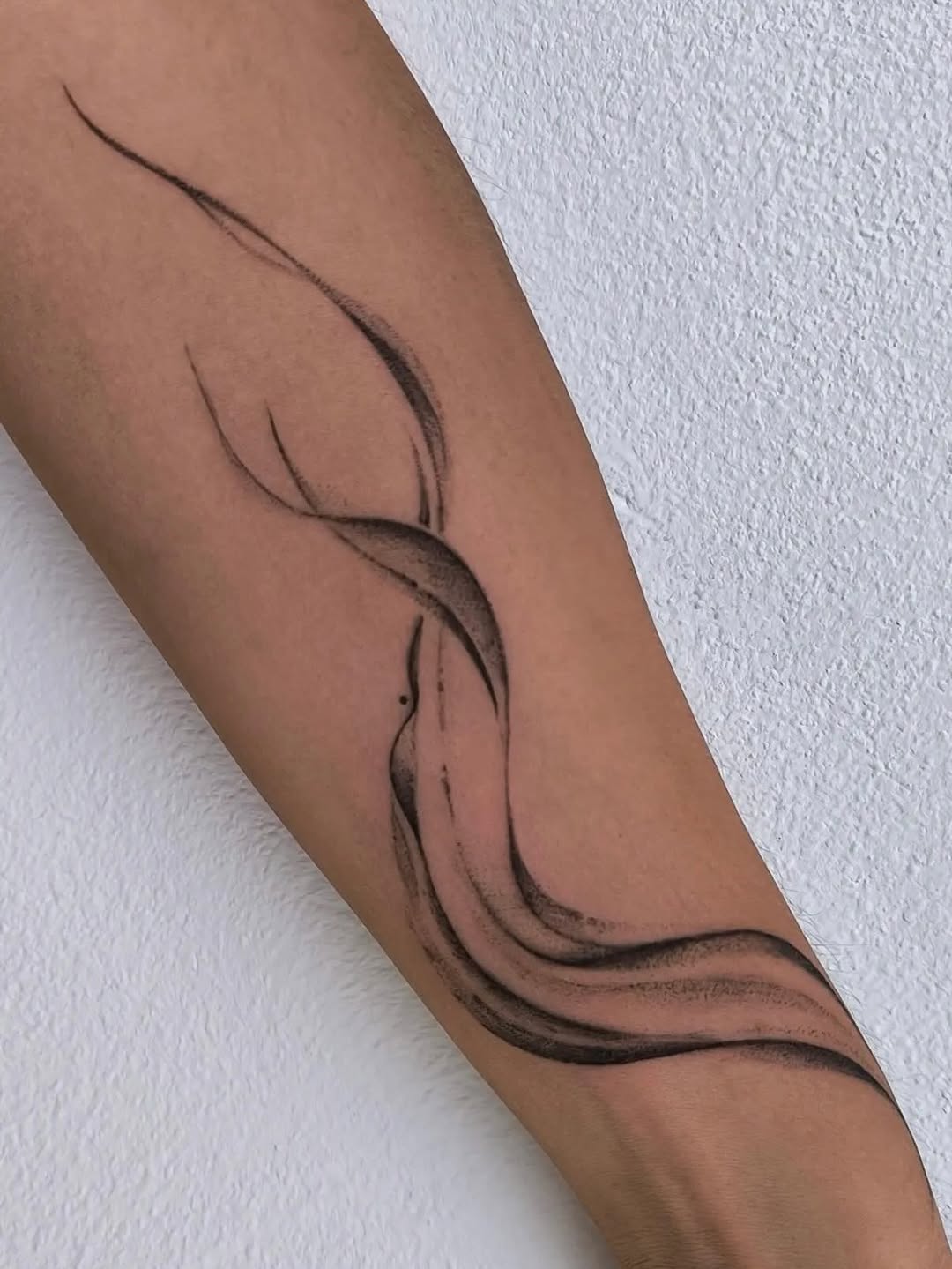 Tattoo by @blauinks — black_and_grey, fine_line