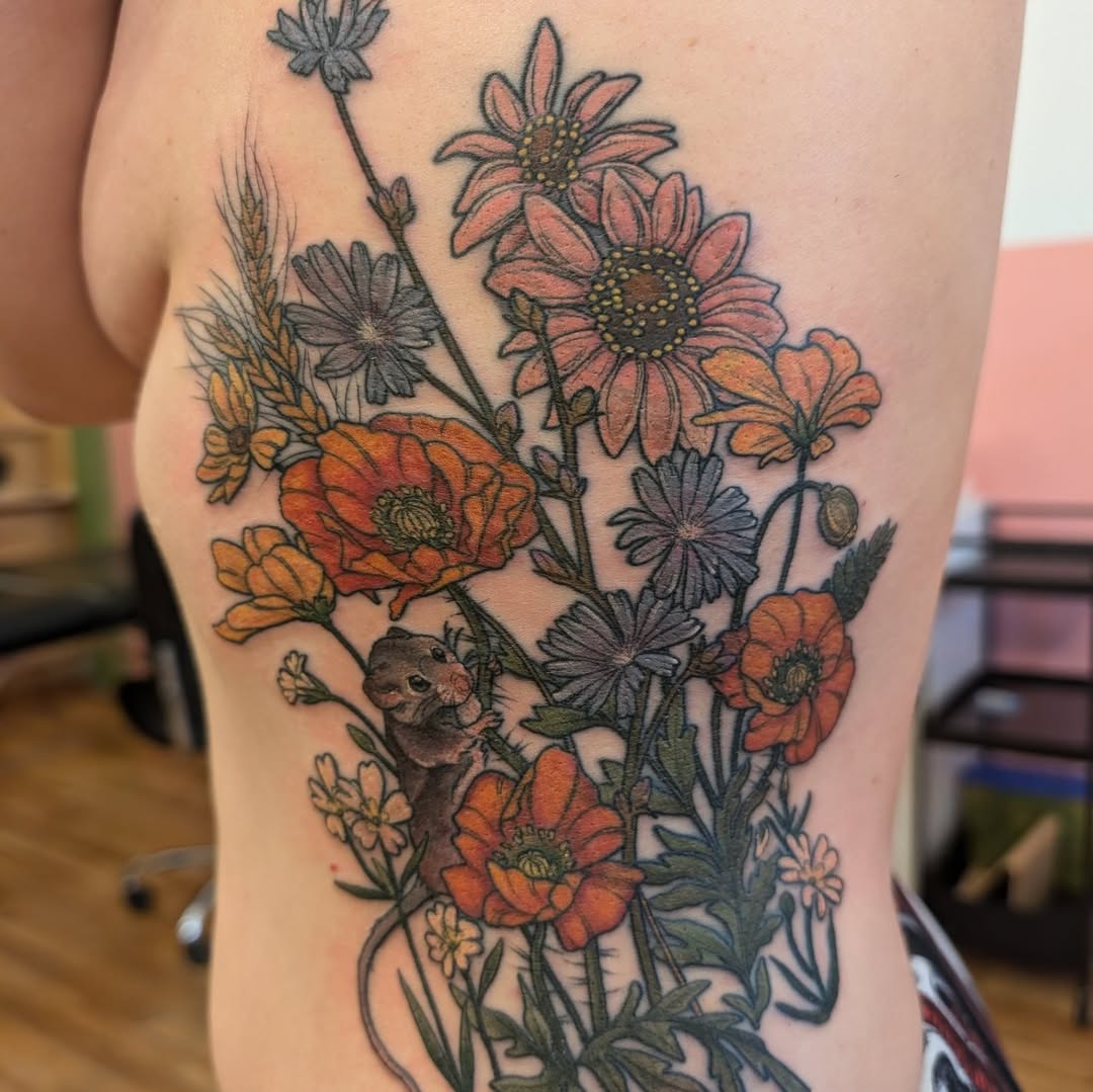 Tattoo by @mothandflametattoos — illustrative, realism