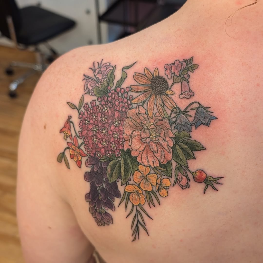 Tattoo by @mothandflametattoos — realism, illustrative