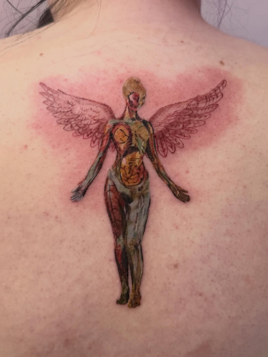 Tattoo by @zoe.eli.tattoo — realism, trash_polka