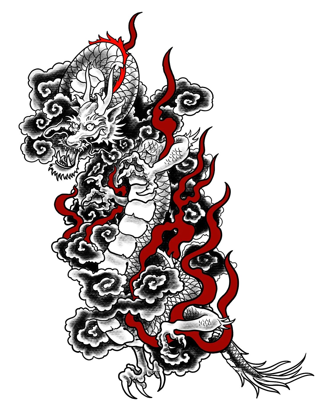 Tattoo by @crookedwil — japanese_irezumi, blackwork