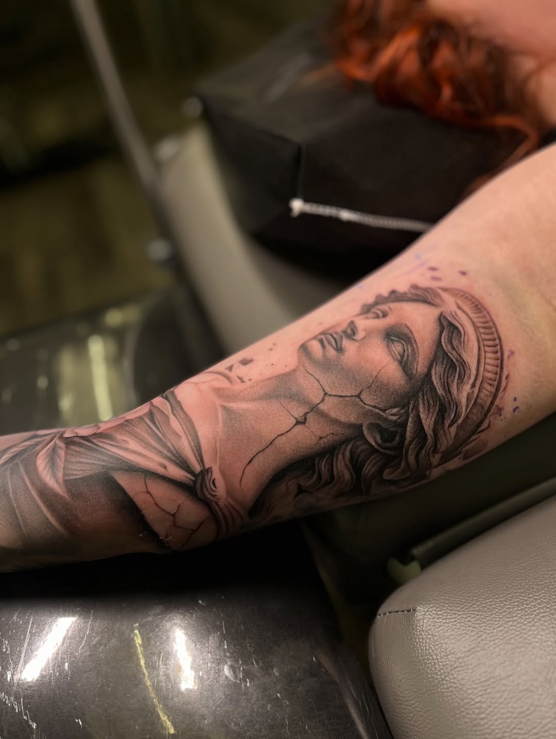 Tattoo by @meretattoos β realism, black_and_grey