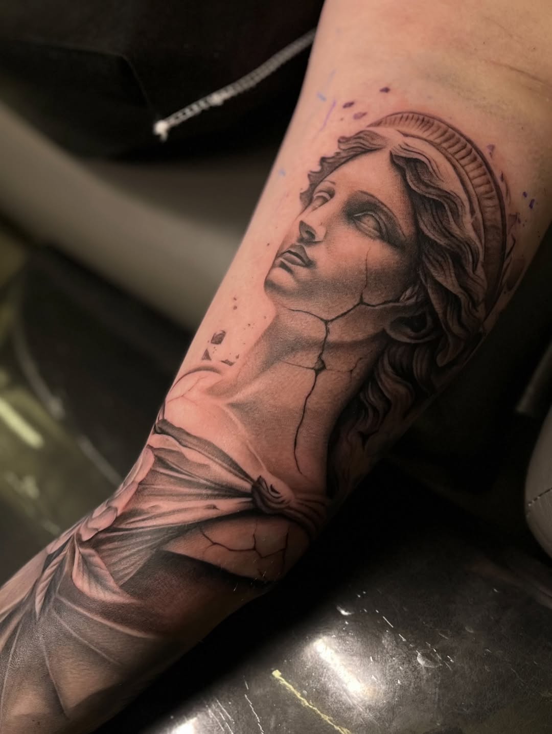 Tattoo by @meretattoos β realism, black_and_grey