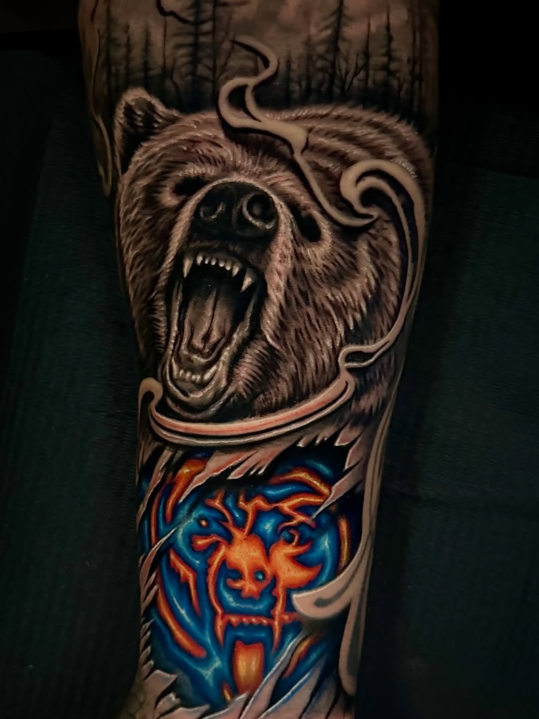Tattoo by @sherifftattoos — realism, black_and_grey