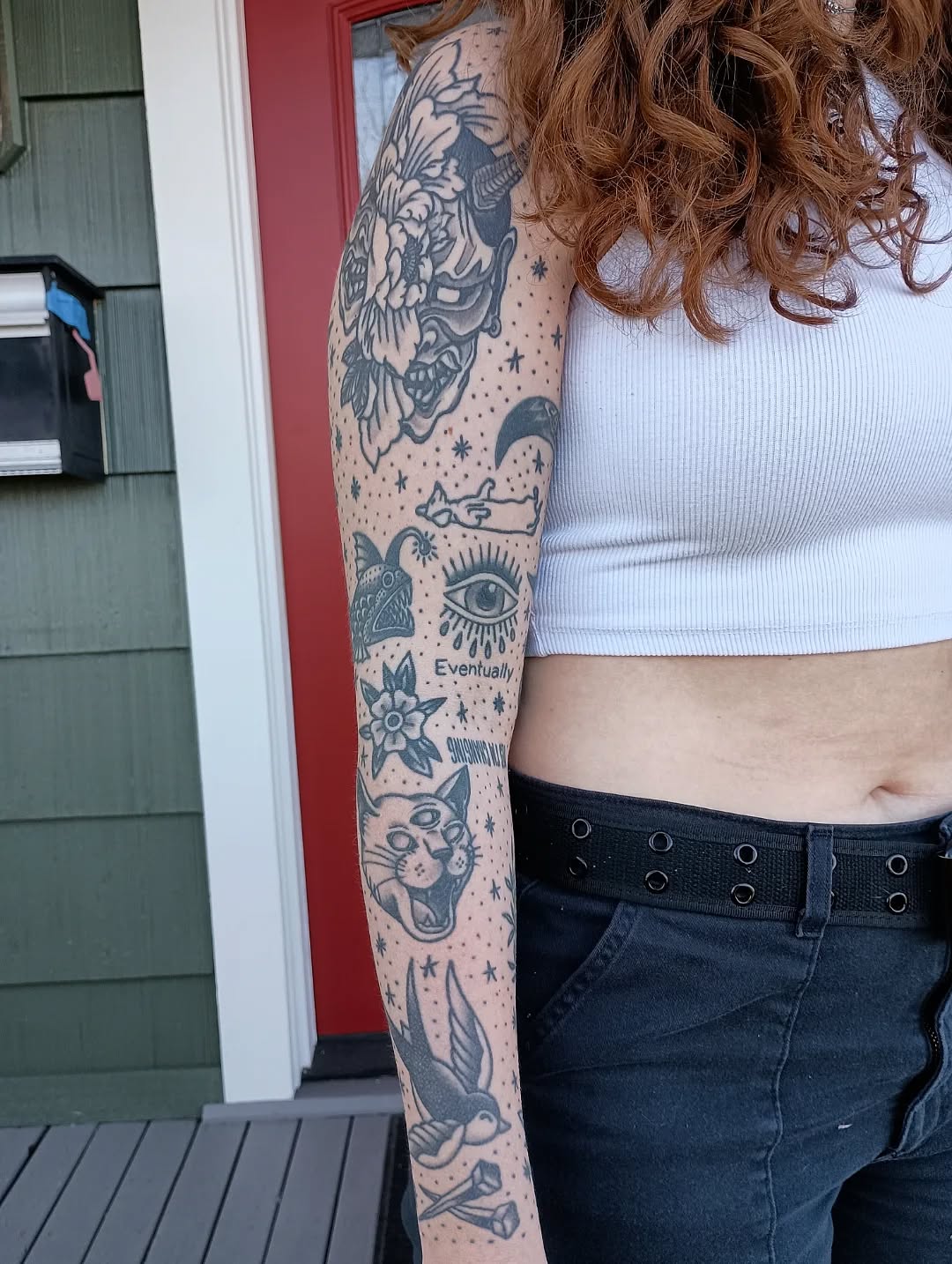 Tattoo by @mister_perks — american_traditional, black_and_grey