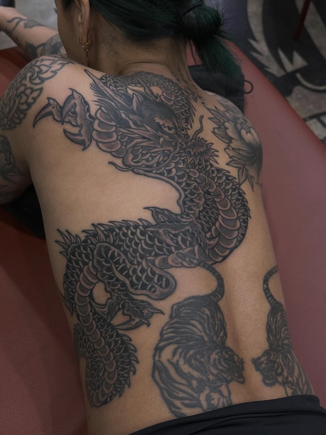 Tattoo by @bismarkpinera1 — japanese_irezumi, black_and_grey