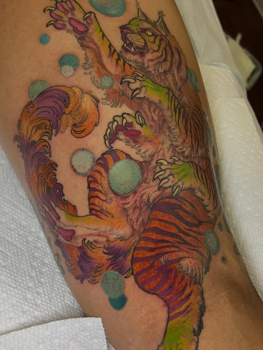 Tattoo by @tattoosbyalisha — new_school, trash_polka