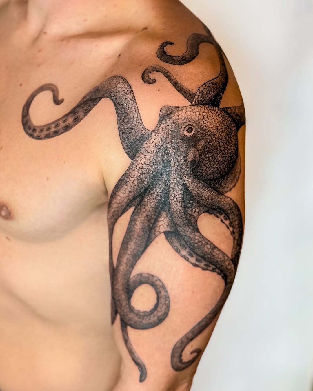 Tattoo by @gagemansfield.tattoos — realism, black_and_grey