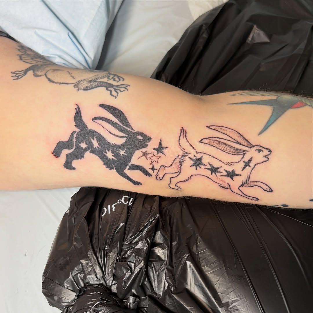 Tattoo by @birchbeast — blackwork, fine_line