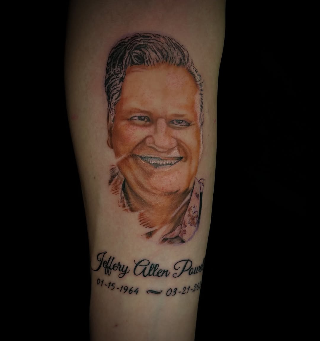 Tattoo by @ta2carlos6 — realism, lettering_script