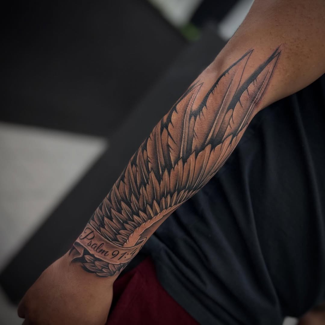 Tattoo by @mcglonetattoos — realism, black_and_grey