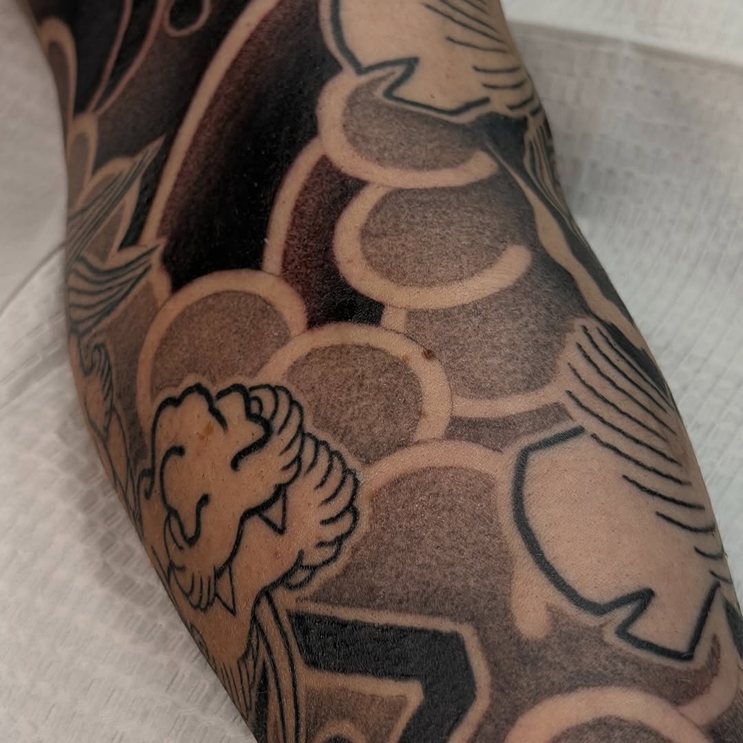 Tattoo by @rui_tattoos β japanese_irezumi, black_and_grey