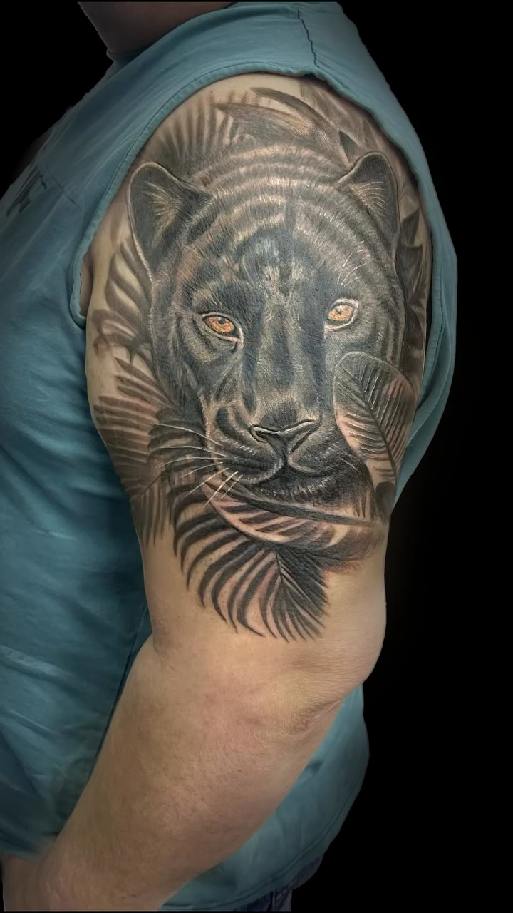 Tattoo by @jamboots — realism, black_and_grey