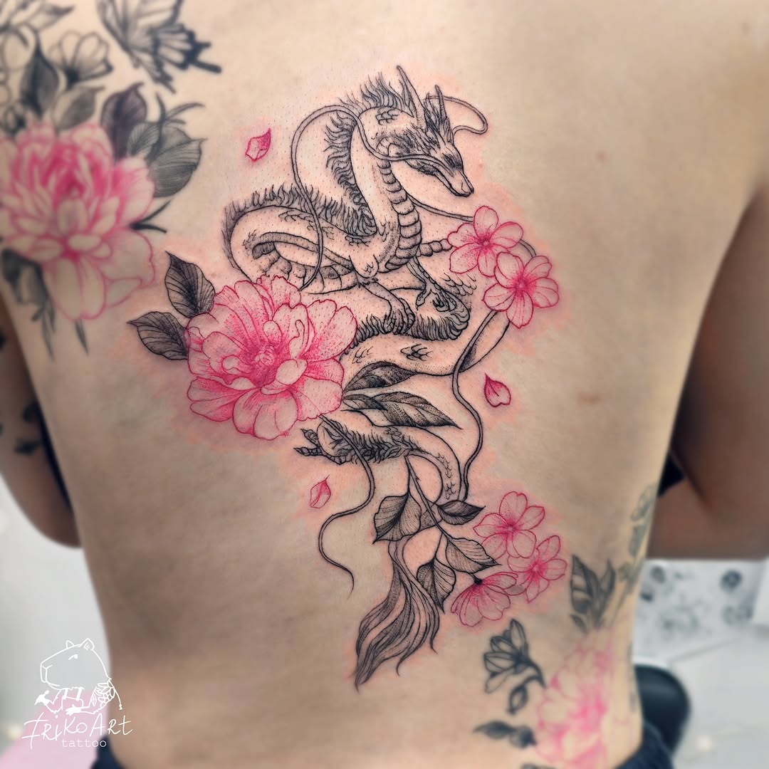 Tattoo by @irikoart_tattoo — japanese_irezumi, fine_line