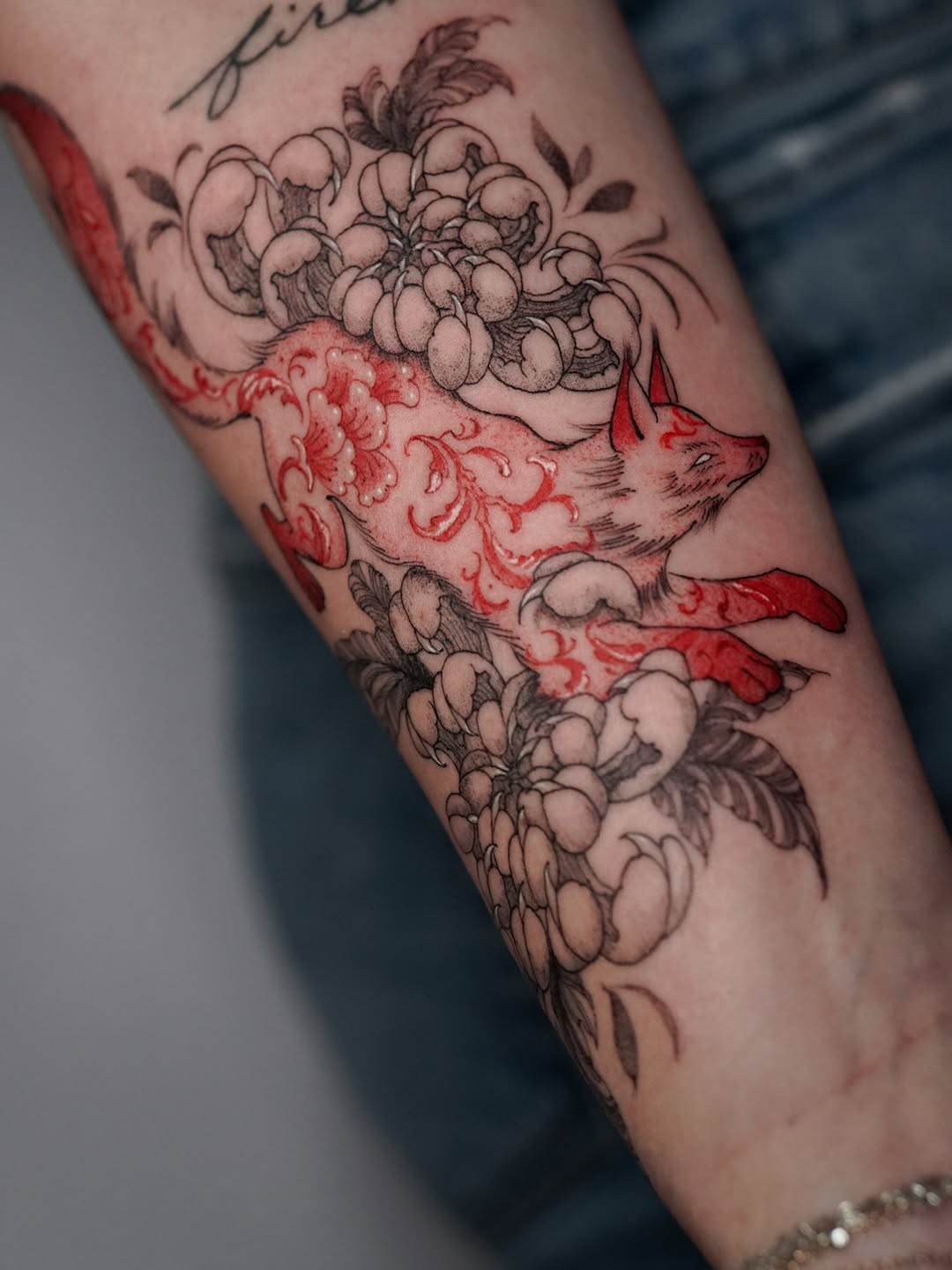 Tattoo by @robotwaifu.ink — japanese_irezumi, illustrative