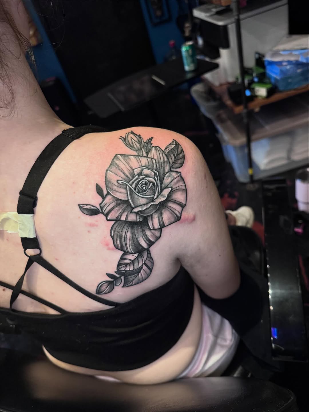 Tattoo by @aaronbeaudette — black_and_grey, realism