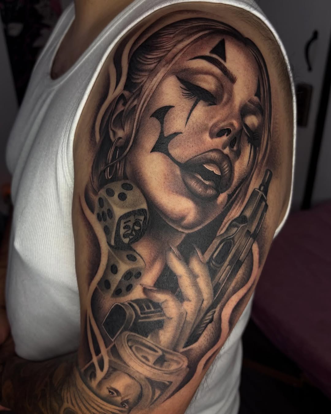 Tattoo by @inkedbysav โ black_and_grey, realism