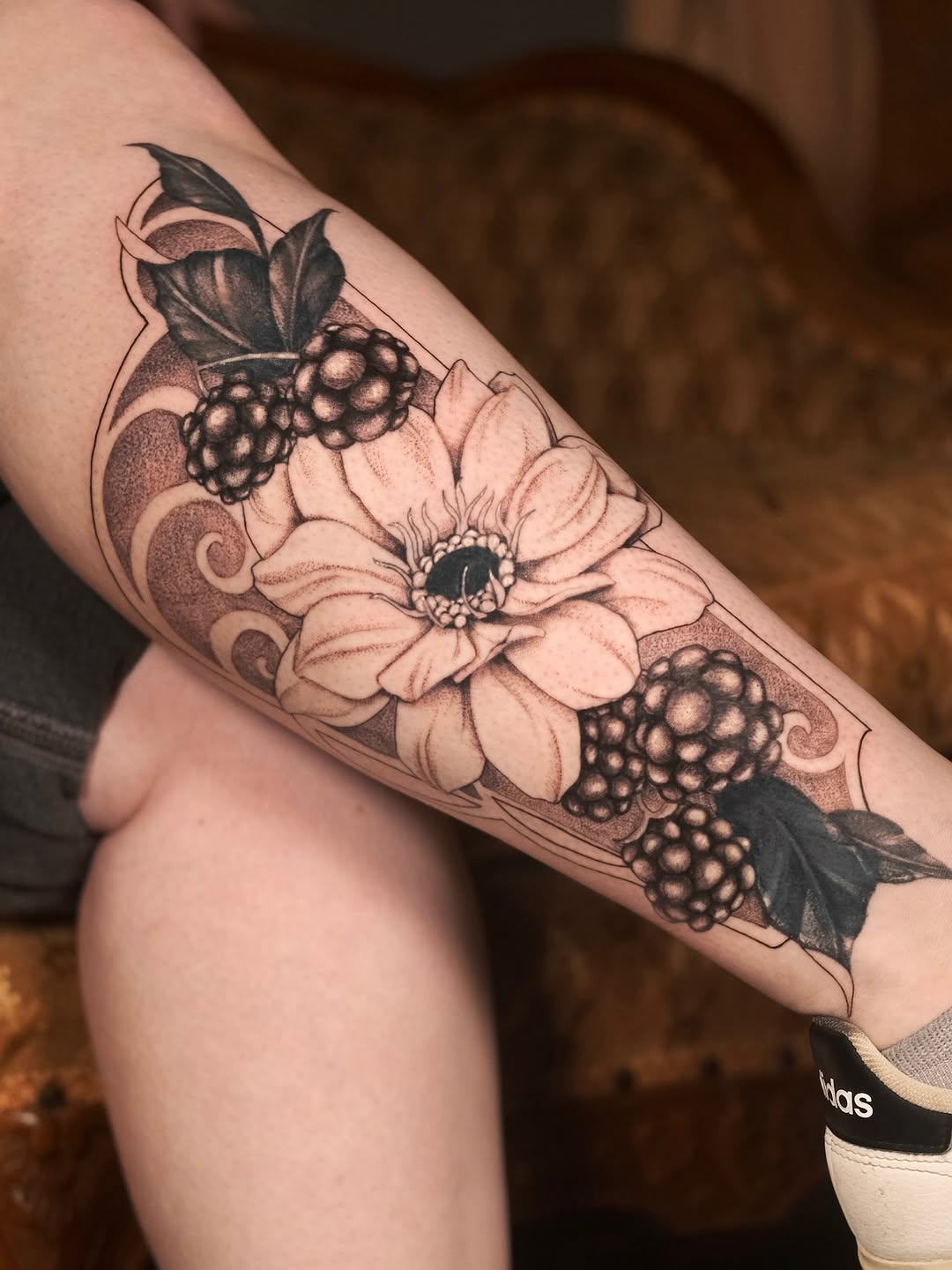Tattoo by @alexus.inks โ black_and_grey, illustrative