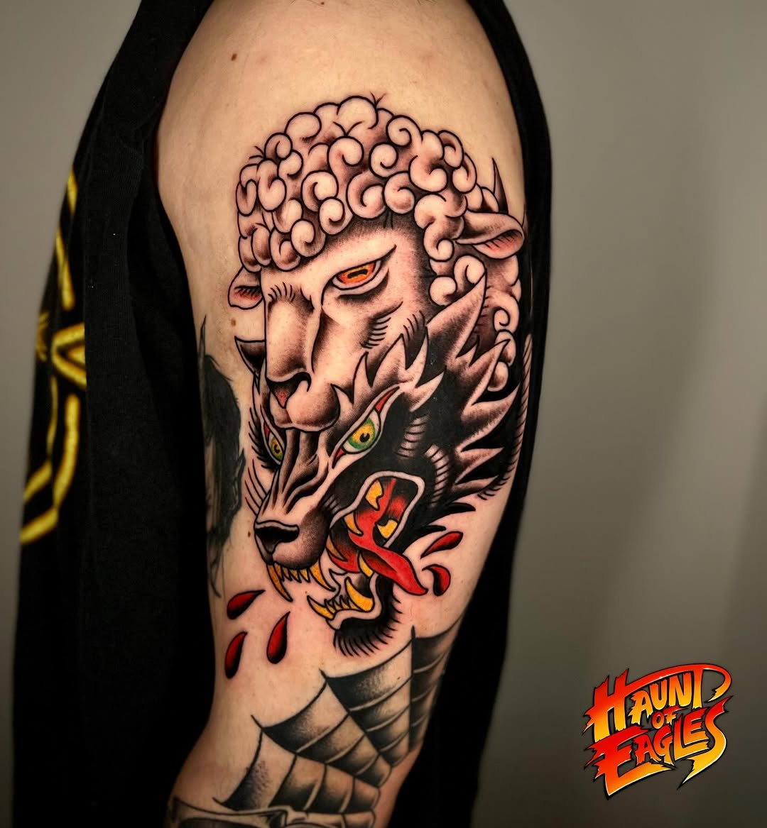Tattoo by @haunt.of.eagles — american_traditional, black_and_grey