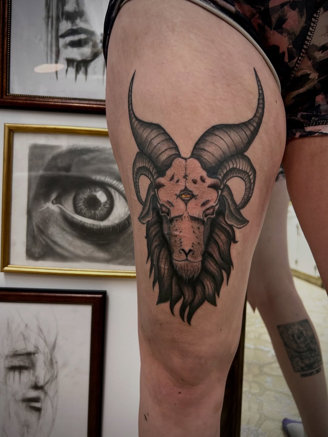 Tattoo by @melancholykory.tattoo — realism, black_and_grey