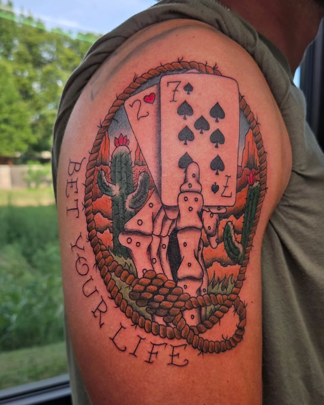 Tattoo by @typewriter.tattoos — american_traditional