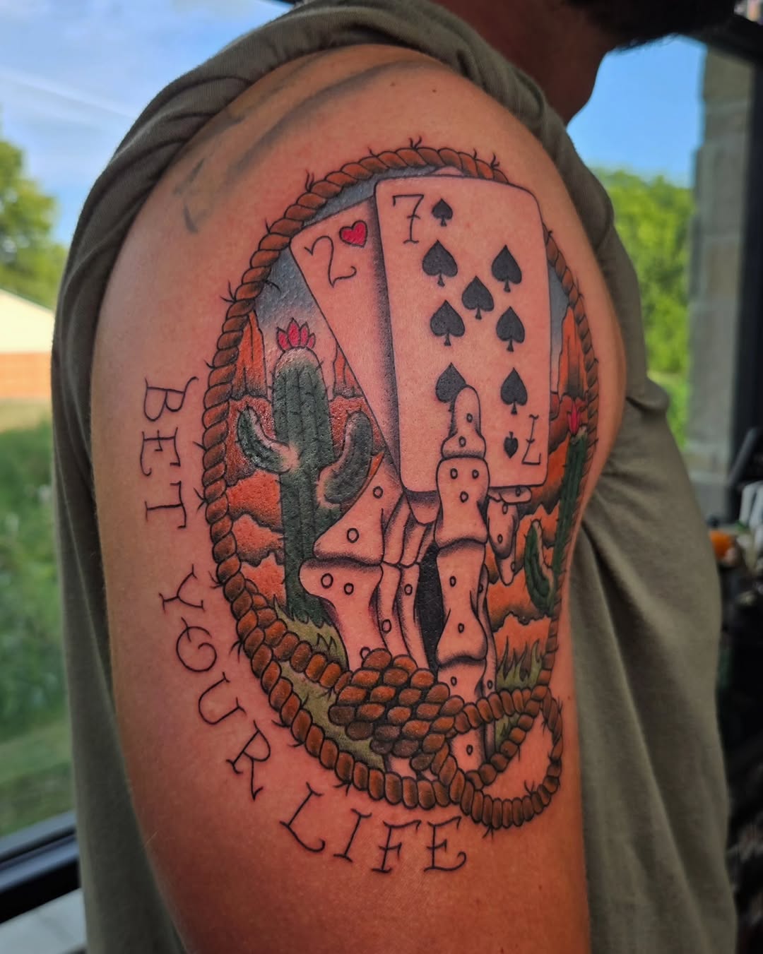Tattoo by @typewriter.tattoos — american_traditional