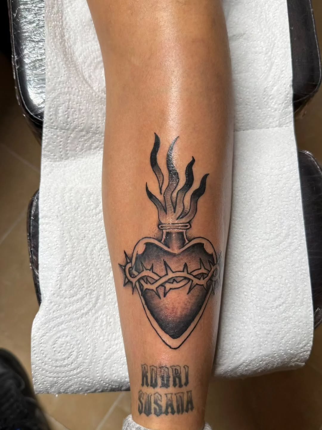 Tattoo by @gonzalo_pantona β blackwork, black_and_grey